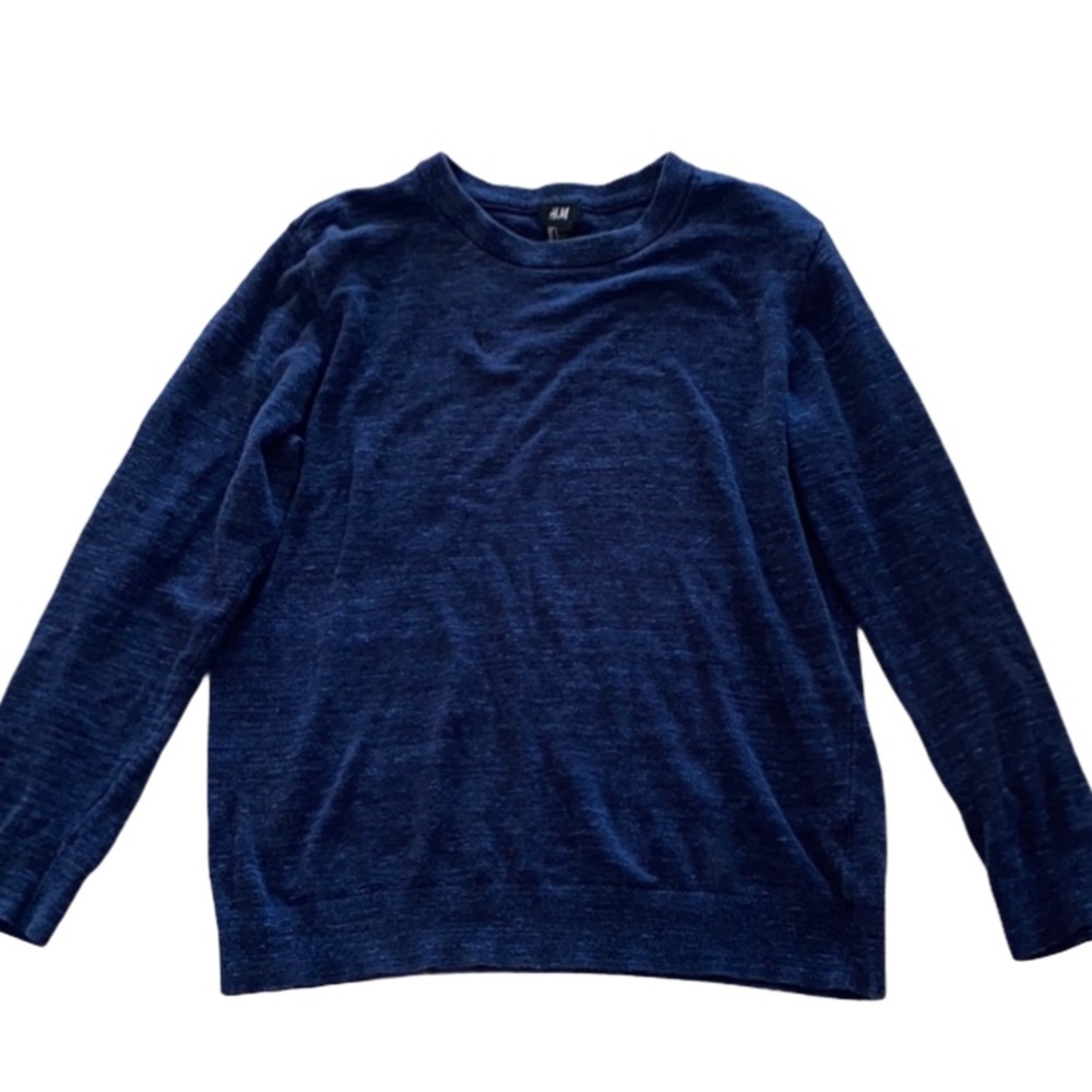 H&M Men’s Navy Blue Crew Neck Sweater Size L